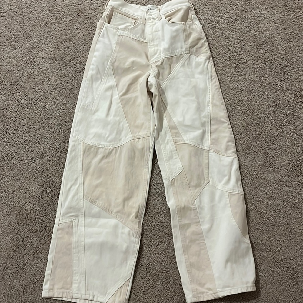 Zara patchwork pants